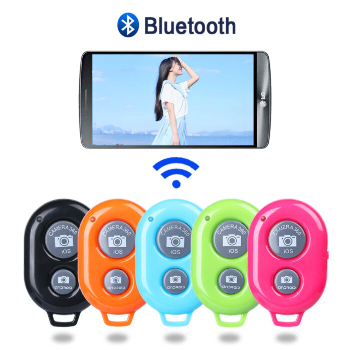 1Pcs Wireless Bluetooth Shutter Remote Control Button Self Timer Long Distance Camera Phone Selfie Stick Monopod - selfiestick.bg
