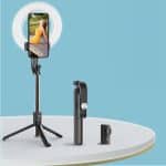 Selfie stick 4 in 1 HSU Influencer v02s Led ring Tripod Bluetooth remote_00