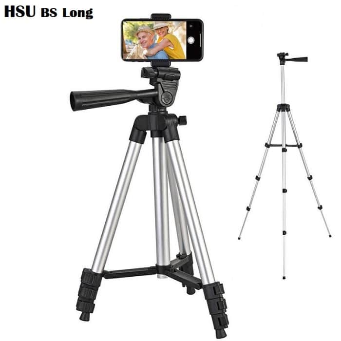 HSU BS Long Статив 150см – pазтегателен професионален трипод за екшън камери и телефони