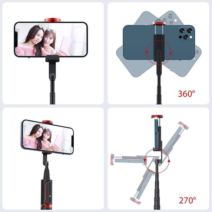 SEAJIC Extreme Mini AB202 Bluetooth Selfie Stick Tripod OTH AB202 10 - selfiestick.bg