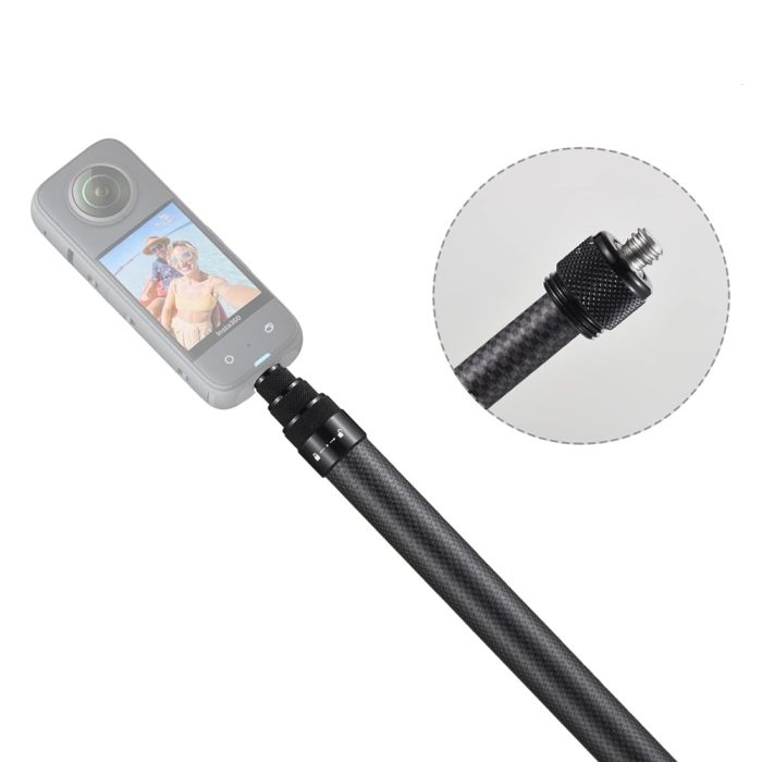 Insta360 Invisible Extension Monopod Long Carbon Fiber Invisible Selfie Stick For Insta360 3m 20 - selfiestick.bg